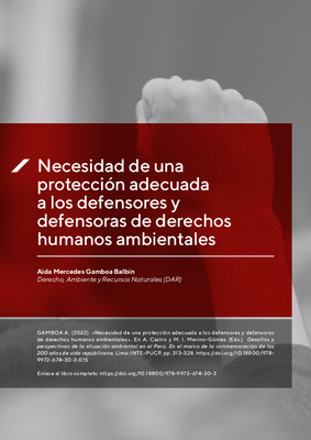 Necesidad De Una Protección Adecuada A Los Defensores Y Defensoras De ...